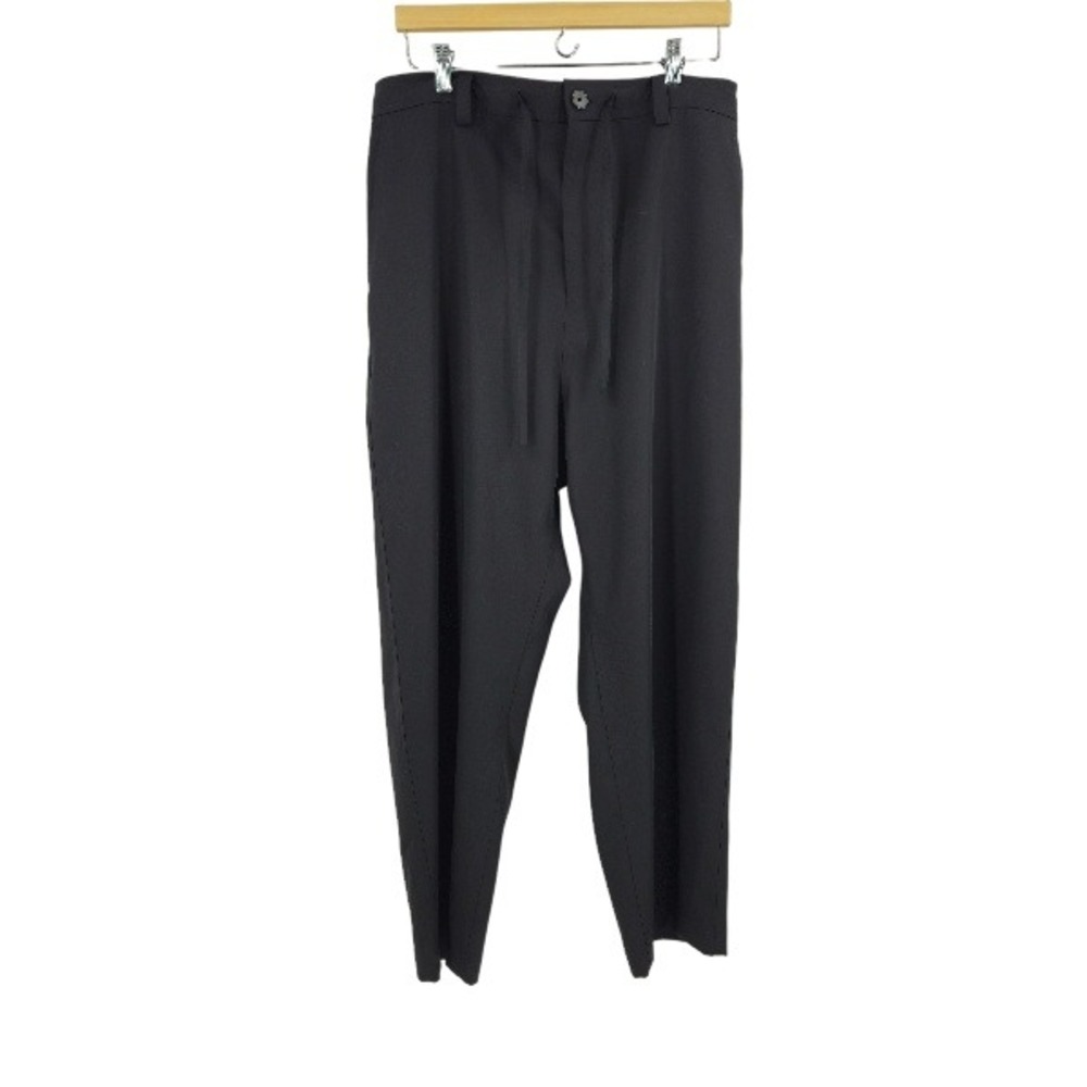 Sofie D'hoore Pants Black Lagenlook Straight Leg Drop Crotch minimalist Size 31